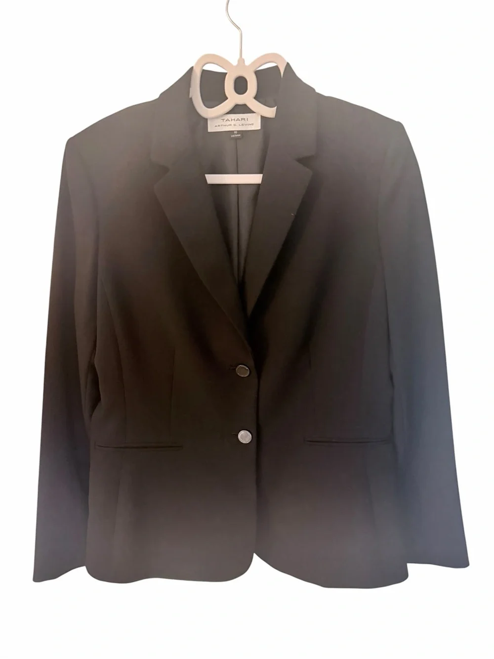 Macy's Tahari Arthur S. Levine Black Women's Blazer